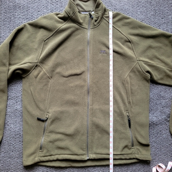 Helly hansen men's zip up fleece size XL sweater sweatshirt green long sleeve - Picture 11 of 14